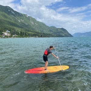 Paddle sur le lac du bourget